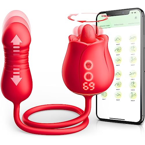 Pulsierender Rosen-Vibrator mit Sensation