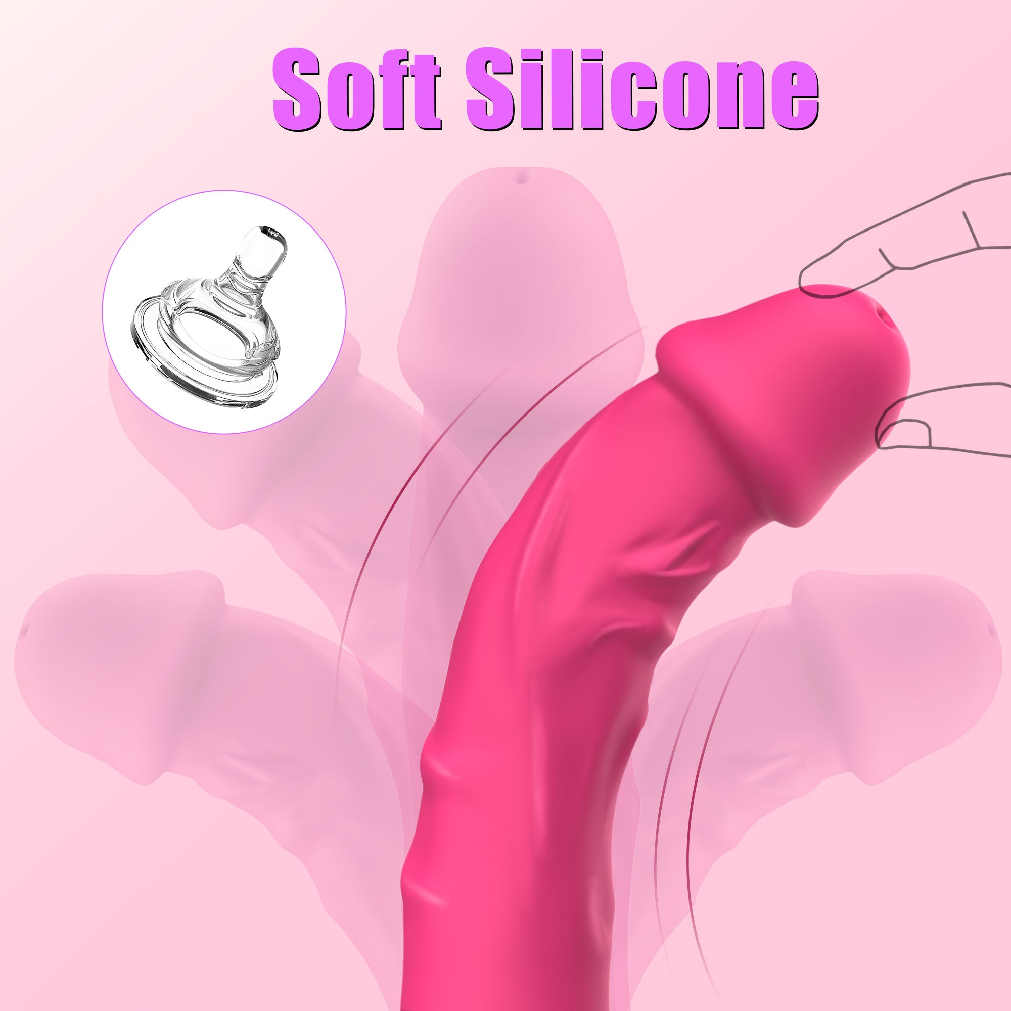 Dildo G-Punkt Vibrator - Vibrierend & Heizend