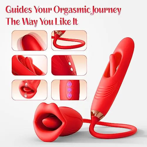 G Spot Flapping Vibrator mit Kussfunktion & Vibrationszunge