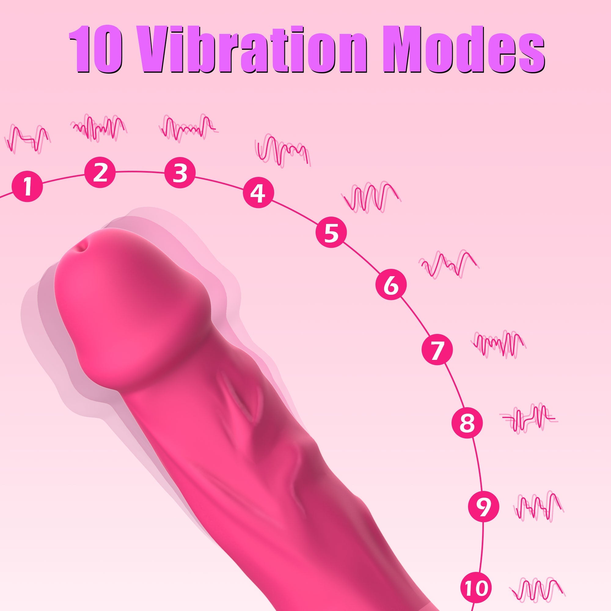 Dildo G-Punkt Vibrator - Vibrierend & Heizend