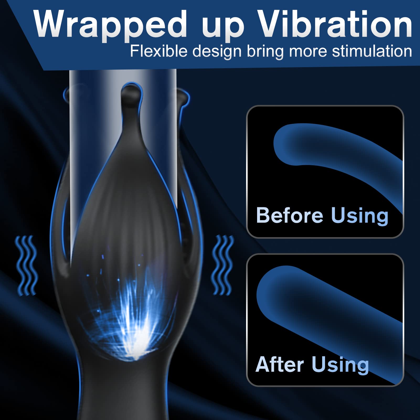 Penis-Hasenohren-Vibrator - Vibrierend & Kompakt