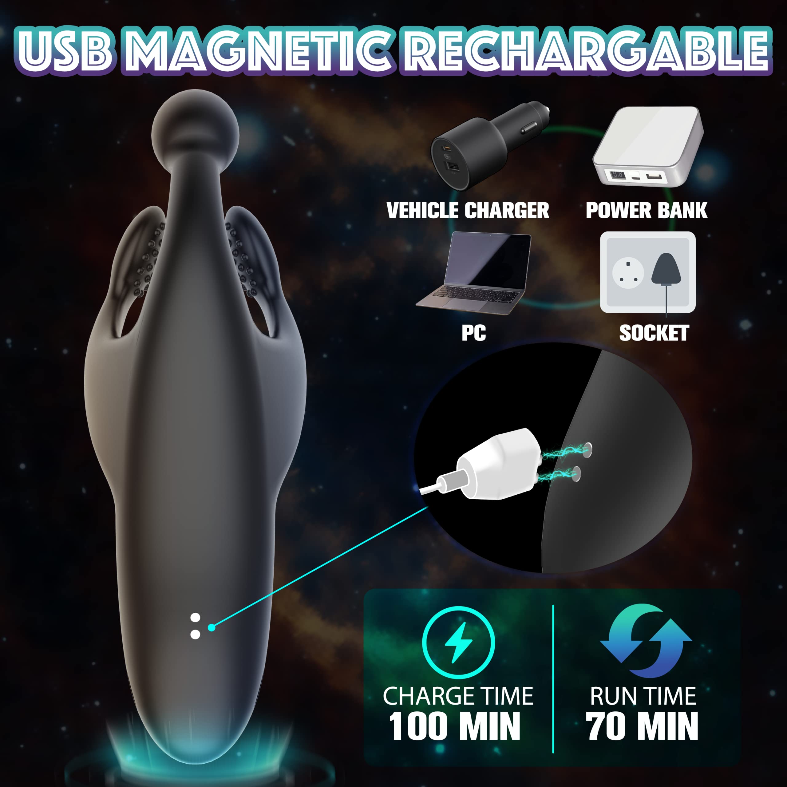 Penis Tapping Vibrator - Vibrierend & Wasserdicht