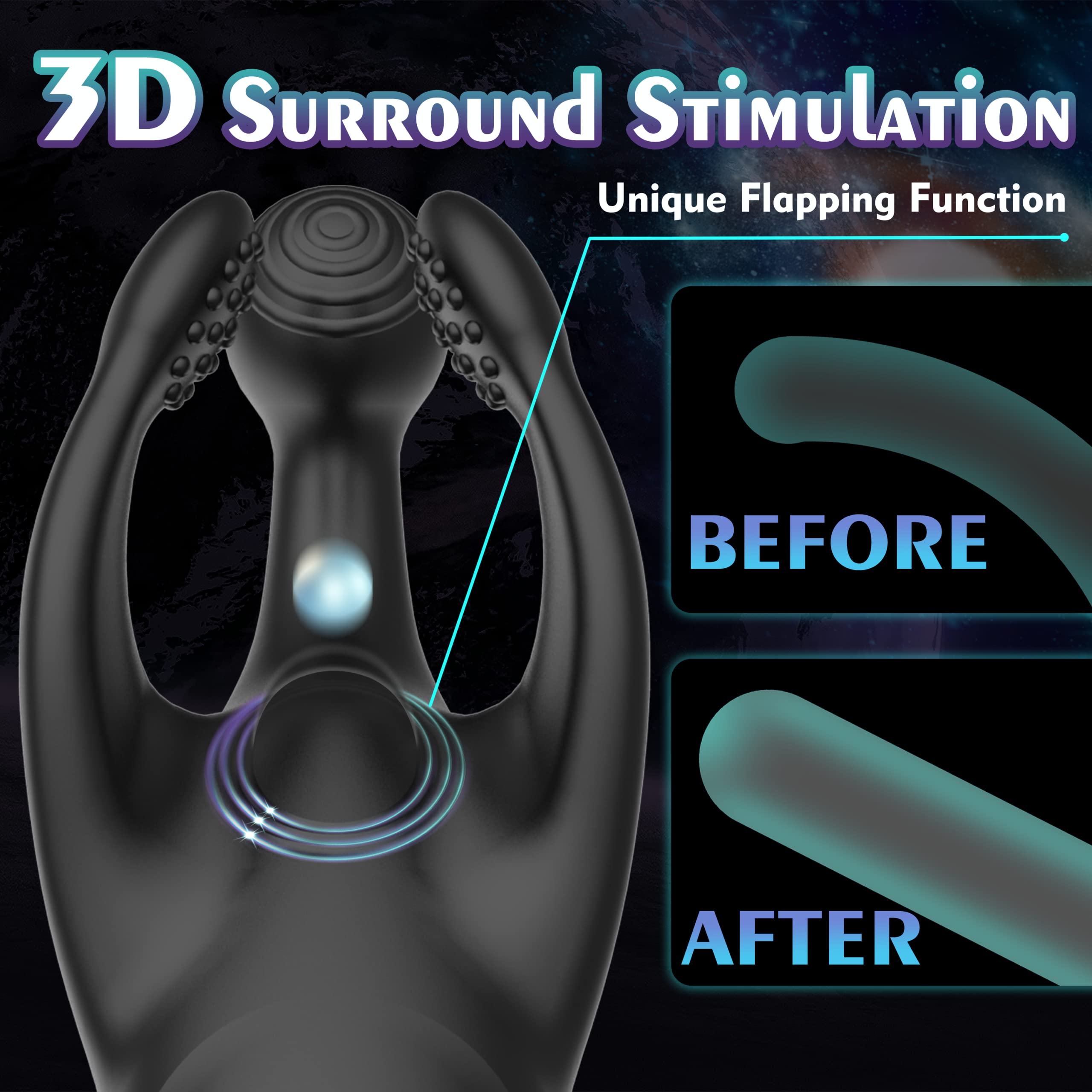 Penis Tapping Vibrator - Vibrierend & Wasserdicht