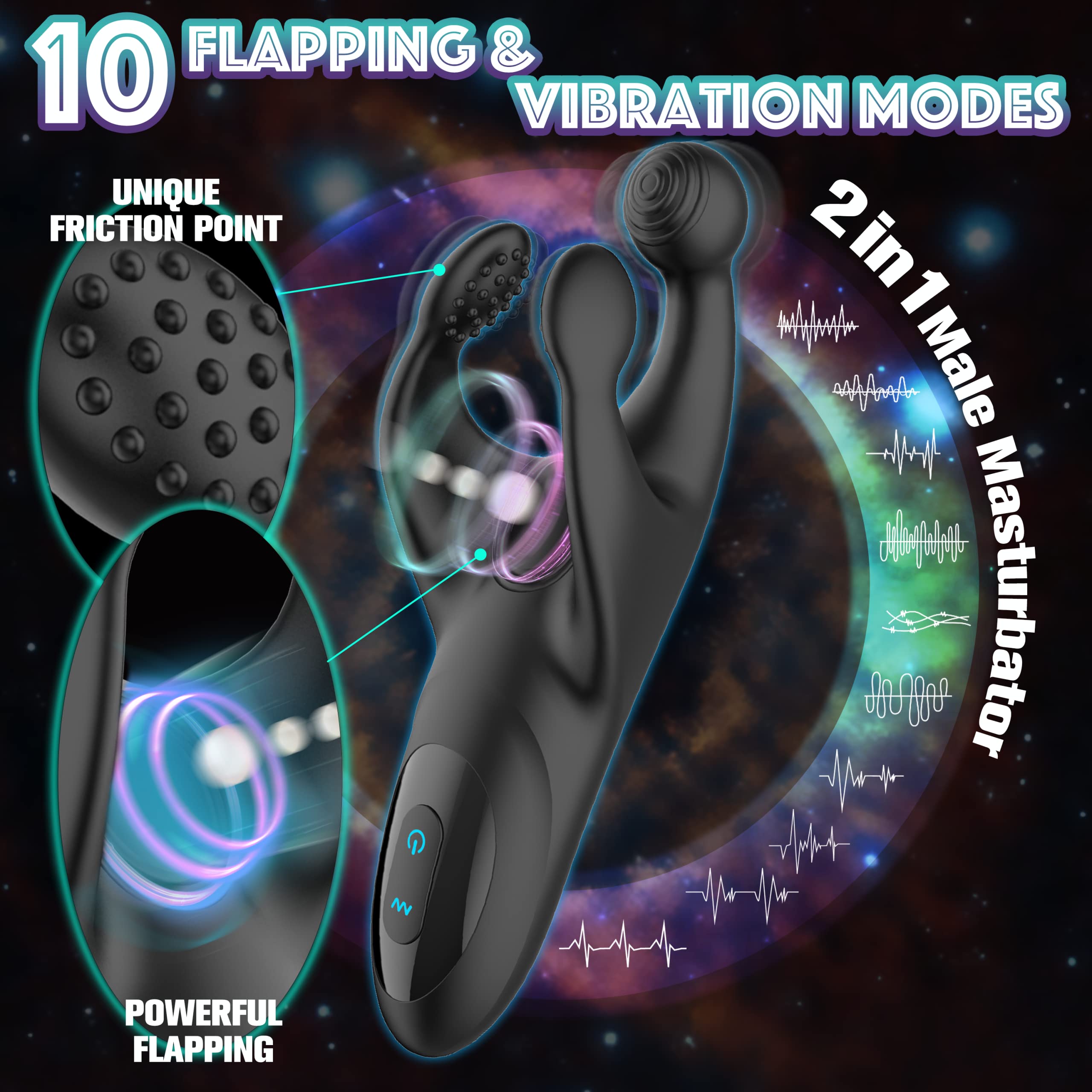 Penis Tapping Vibrator - Vibrierend & Wasserdicht