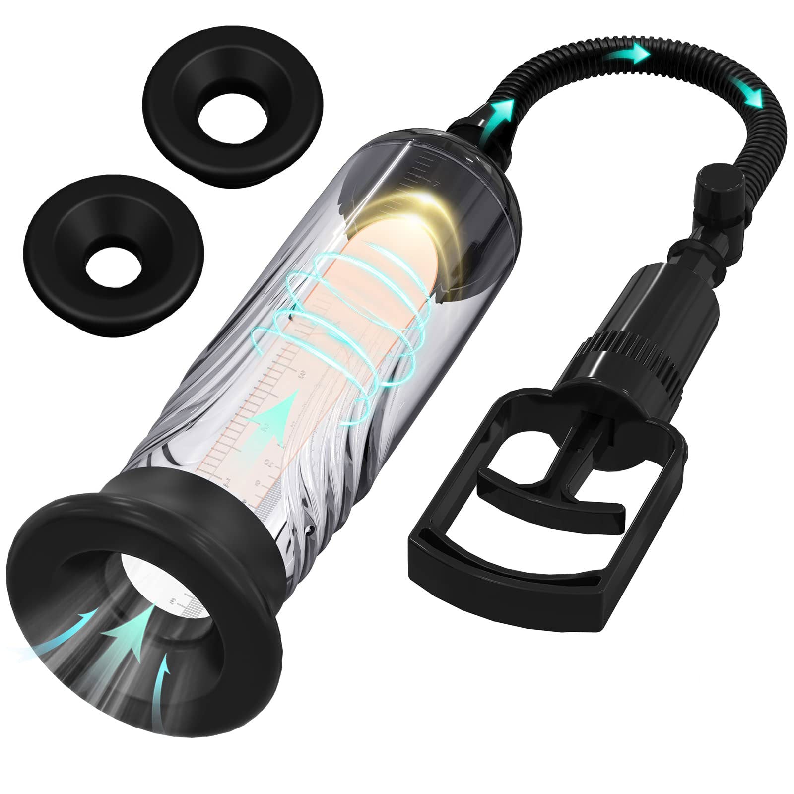 Penis Pump Kit - 3 Hüllen & Zubehör