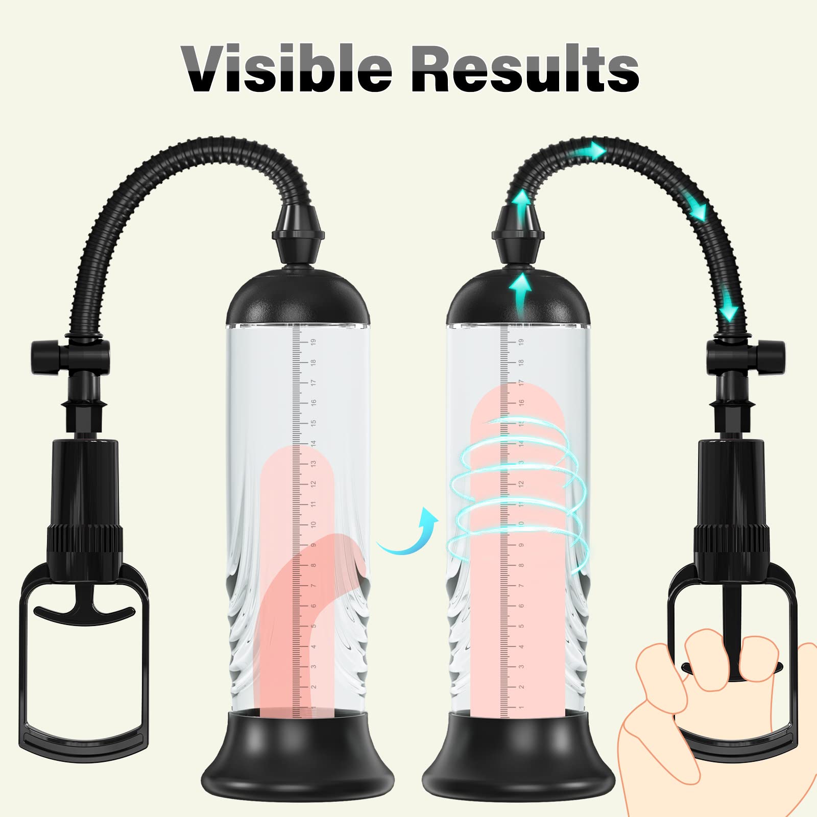 Penis Pump Kit - 3 Hüllen & Zubehör