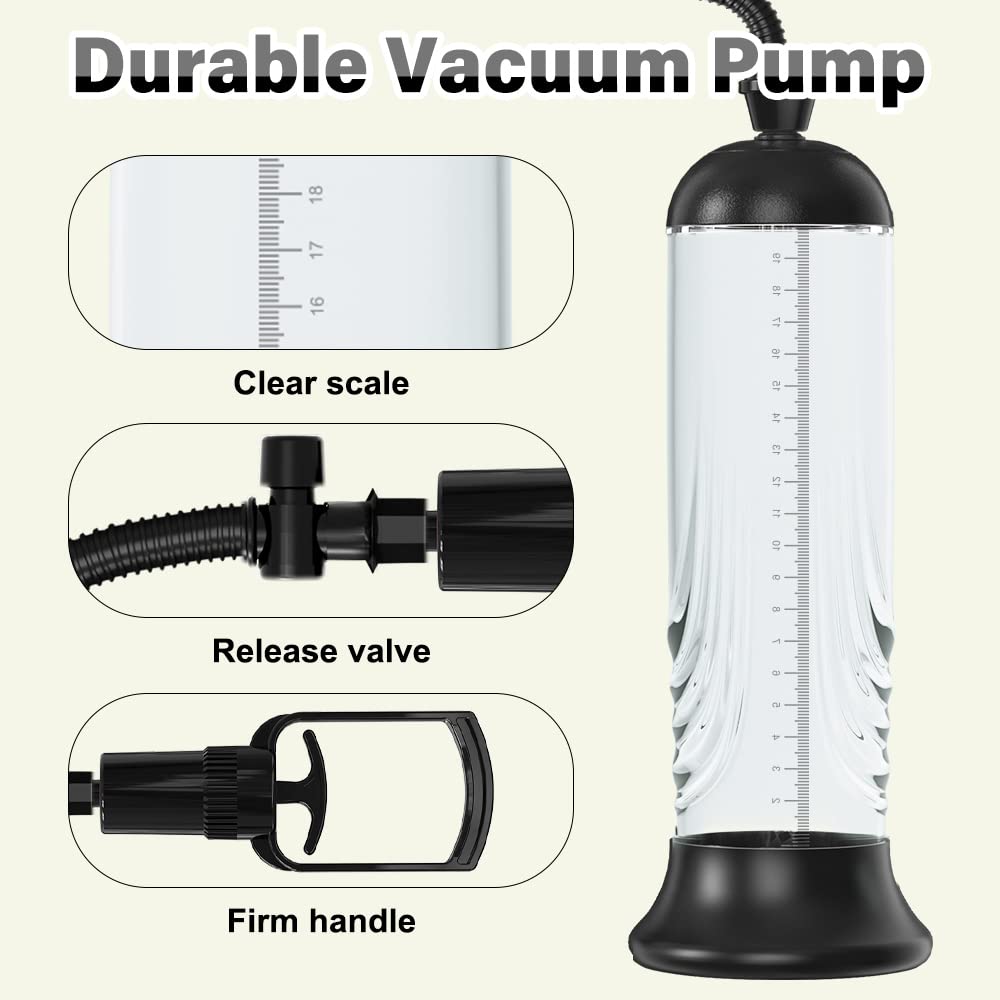 Penis Pump Kit - 3 Hüllen & Zubehör